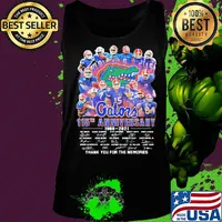 Florida gators 115th anniversary 1906 2021 thank you for the memories signatures s Tank top
