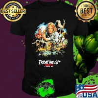Friday the 13th part 2 horror movie shirt