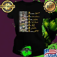 Green Bay Packers Vince Lombardi signature s Ladies tee