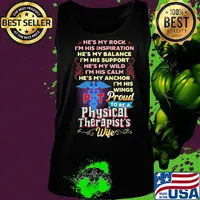 He's my rock I'm his inspiration he's my balance I'm his support he's my wild s Tank top