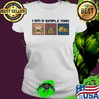 I am a simple man boob beer truck s Ladies tee