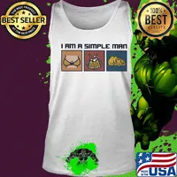 I am a simple man boob beer truck s Tank top