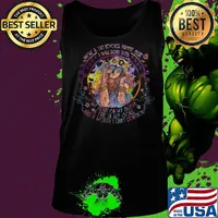 I'm a tattooed hippie girl i was born in april with my heart on my sleeve a fire in my soul and a mouth i can't control flowers s Tank top