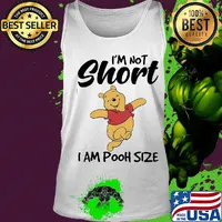 I'm not short I am pooh size s Tank top