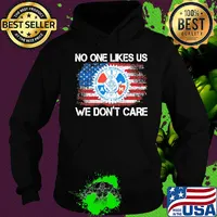 International association of machinists and aerospace workers no one likes us we don't care american flag independence day s Hoodie