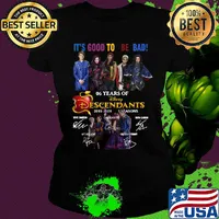It's good to be dad 6 years of disney descendants 2015 2021 3 seasons signatures s Ladies tee