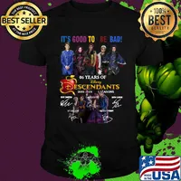 It's good to be dad 6 years of disney descendants 2015 2021 3 seasons signatures shirt