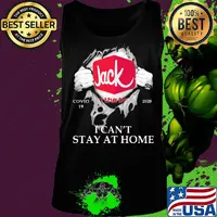 Jack in the box covid-19 2020 I can’t stay at home s Tank top