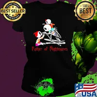 Jack Skellington father of nightmares s Ladies tee