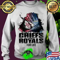 Kansas city chiefs and kansas city royals for life s Sweater