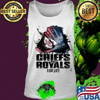 Kansas city chiefs and kansas city royals for life s Tank top