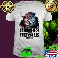 Kansas city chiefs and kansas city royals for life shirt