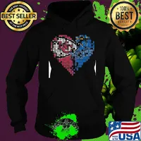 Kansas city chiefs and kansas city royals heart puzzle s Hoodie