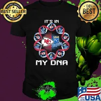 Kansas city chiefs and kansas city royals it's in my dna shirt