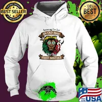 Lion smoking assuming I'm just an old lady was your first mistake vintage s Hoodie