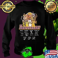 Los angeles lakers basketball team 60th anniversary 1960 2020 signatures s Sweater