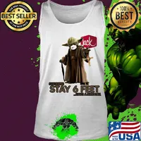 Master yoda mask jack in the box please remember stay 6 feet have a nice day jesus s Tank top