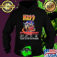 Mery Kiss 47th anniversary 1973-2020 thank you for the memories signature s Hoodie