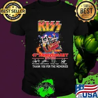 Mery Kiss 47th anniversary 1973-2020 thank you for the memories signature shirt