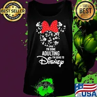 Minnie mouse i'm done adulting i'm going to disney s Tank top