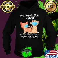 Mother's day 2020 the one where we were in quarantine Cat mask s Hoodie
