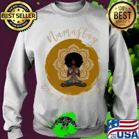 Namastay the fuck away yoga girl s Sweater