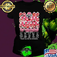 Ohio state buckeyes 130th anniversary 1890 2020 thank you for the memories signatures s Ladies tee