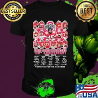 Ohio state buckeyes 130th anniversary 1890 2020 thank you for the memories signatures shirt