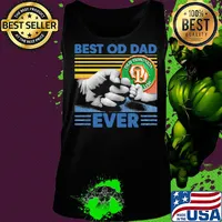 Old dominion freight line best of dad ever happy fathers day vintage s Tank top