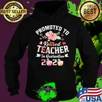 Promoted to retired teacher in quarantine 2020 s Hoodie