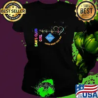 Sam's club girl love what you do heartbeat s Ladies tee