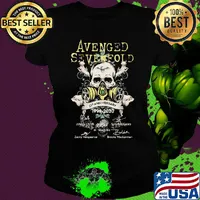 Skull avenged sevenfold 21st anniversary 1999 2020 signatures s Ladies tee