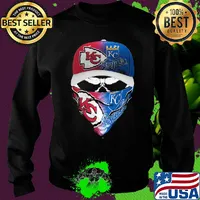 Skull mask kansas city chiefs and kansas city royals s Sweater