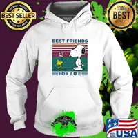 Snoopy and woodstock best friends for life vintage s Hoodie