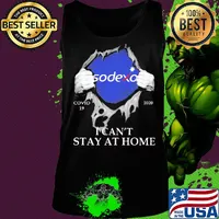 Sodexo covid-19 2020 i can’t stay at home hand s Tank top