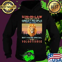 Son in law there are lots of great people in our family lion king vintage s Hoodie