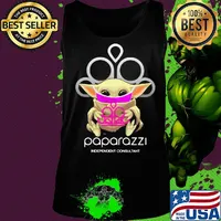 Star wars baby yoda hug paparazzi independent consultant mask covid-19 s Tank top