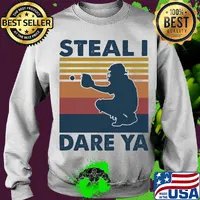 Steal I dare Ya softball vintage s Sweater