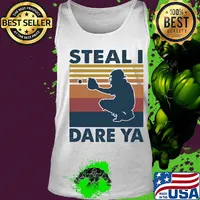 Steal I dare Ya softball vintage s Tank top