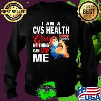 Strong woman mask i am a cvs health girl nothing can stop me s Sweater