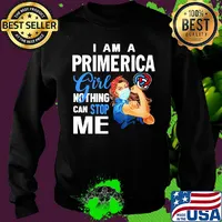 Strong woman mask I am a primerica girl nothing can stop me s Sweater