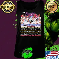The atlanta braves 150th anniversary 1871 2021 thank you for the memories signatures s Tank top