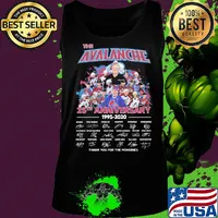 The colorado avalanche 25th anniversary 1995 2020 thank you for the memories signatures s Tank top