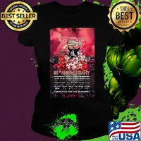 The detroit red wings 95th anniversary 1926 2021 thank you for the memories signatures s Ladies tee