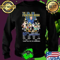 The notre dame fighting irish 90th anniversary 1930 2020 thank you for the memories signatures s Sweater