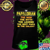 The papalrian the man the myth the legend the best papa in the galaxy s Tank top