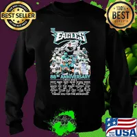 The philadelphia eagles 88th anniversary 1933 2021 thank you for the memories signatures s Sweater