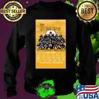 The pittsburgh steelers 87th anniversary 1933 2020 thank you for the memories signatures s Sweater