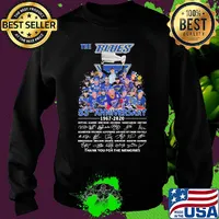 The st. Louis blues 53rd anniversary 1967 2020 thank you for the memories signatures s Sweater