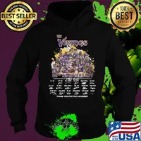 The vikings 60th anniversary 1960-2020 signatures thank you for the memories s Hoodie